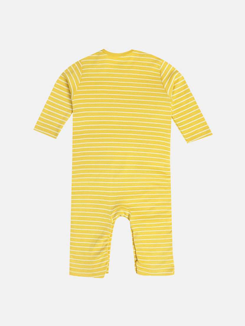 kids striped round neck long sleeve romper - 22093862 - Standard Image - 1