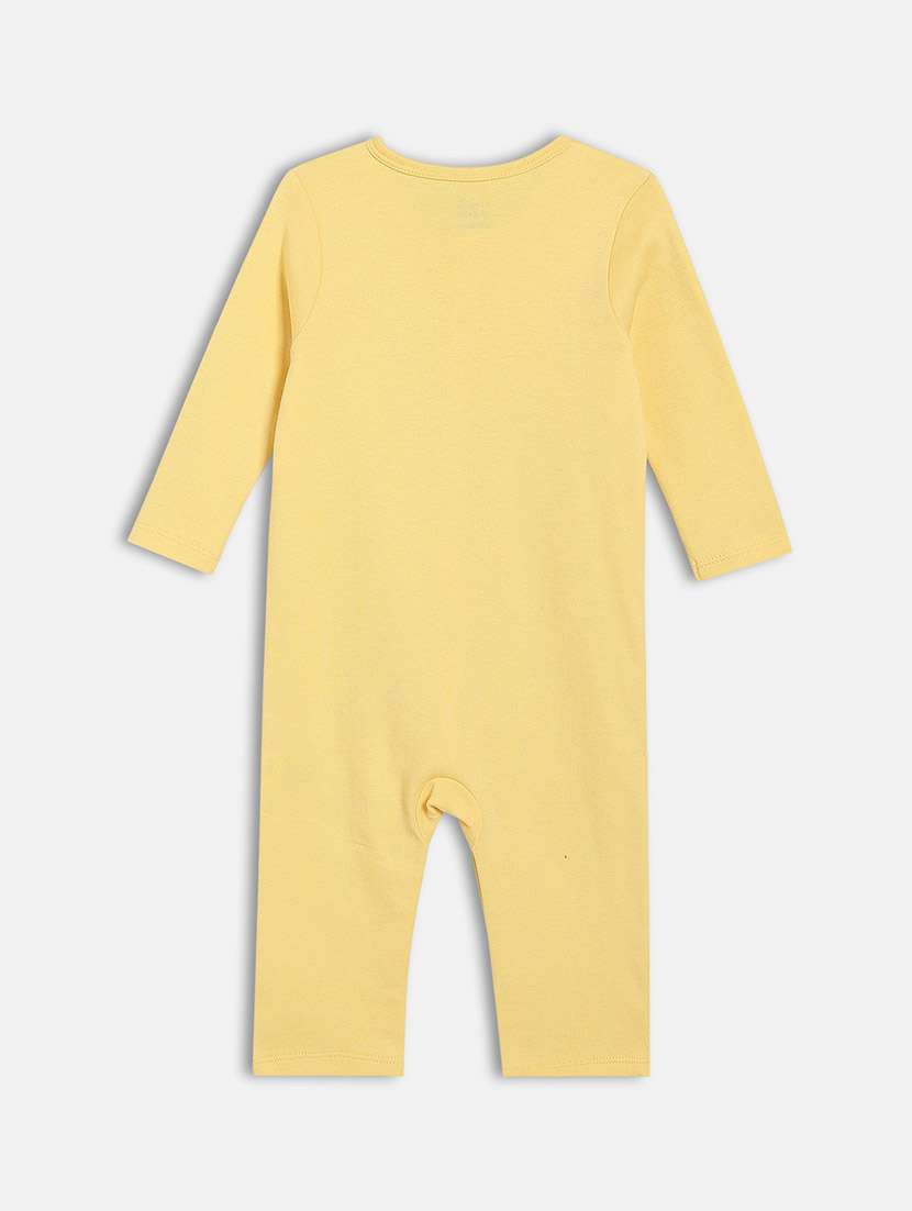 kids color blocked long sleeve romper - 22093865 -  Standard Image - 1