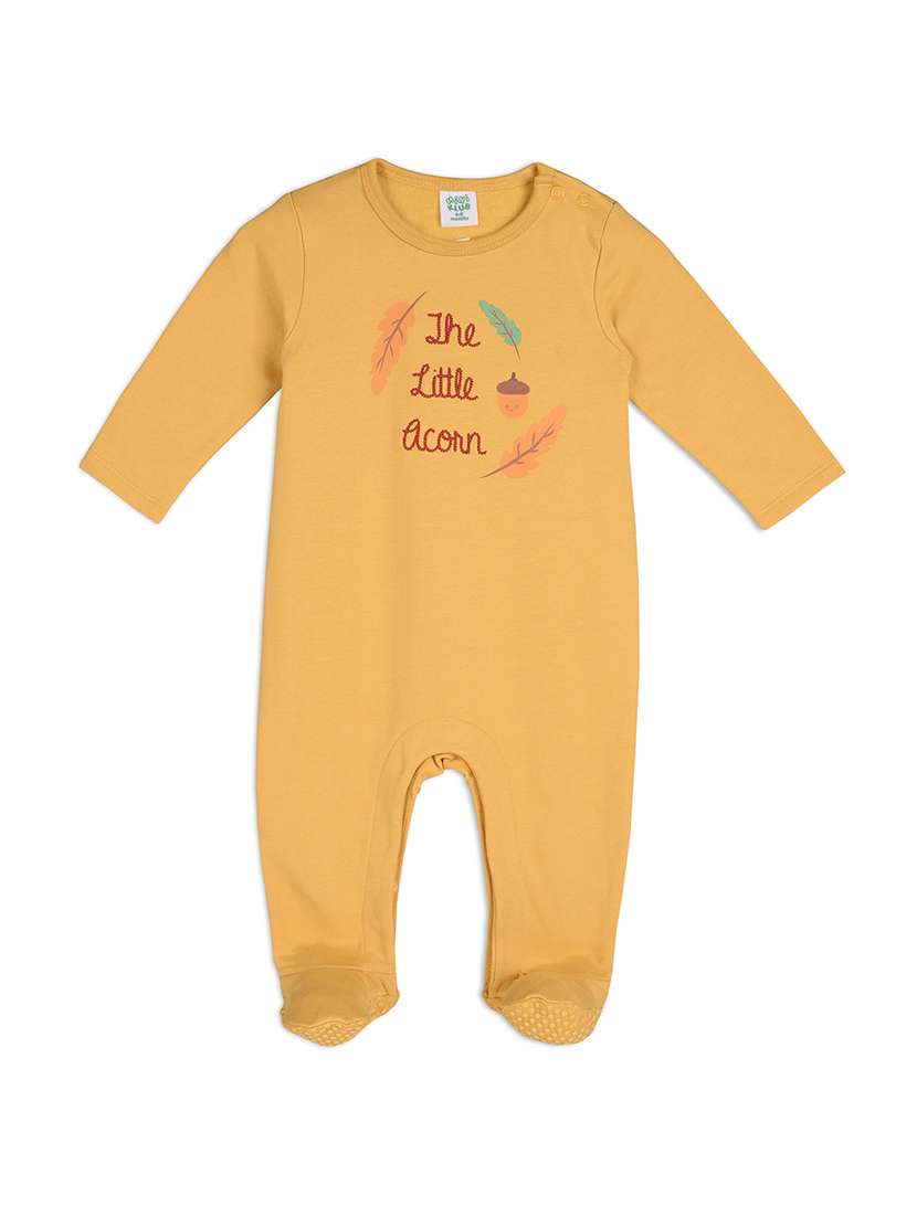 kids printed long sleeve onesies