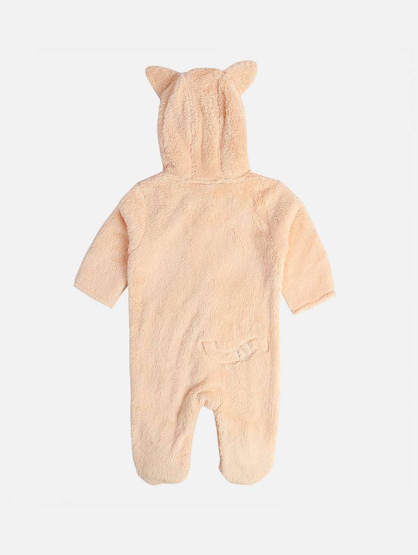 girl color blocked long sleeve hooded onesie - 22093887 -  Standard Image - 1