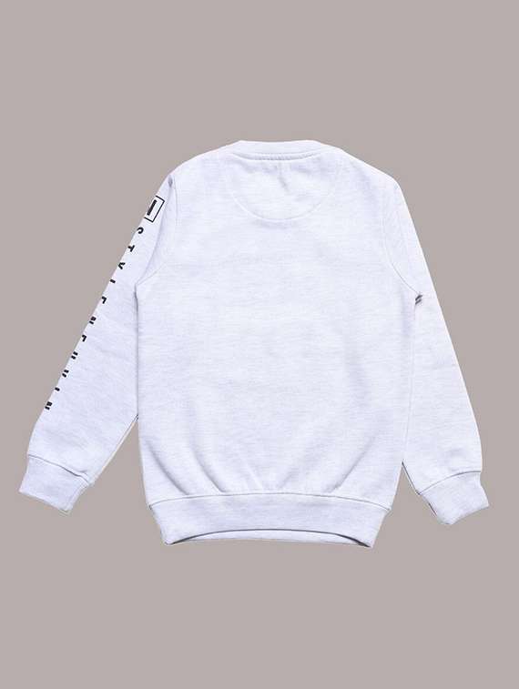 boys printed round neck long sleeve sweatshirt - 22094190 - Standard Image - 1