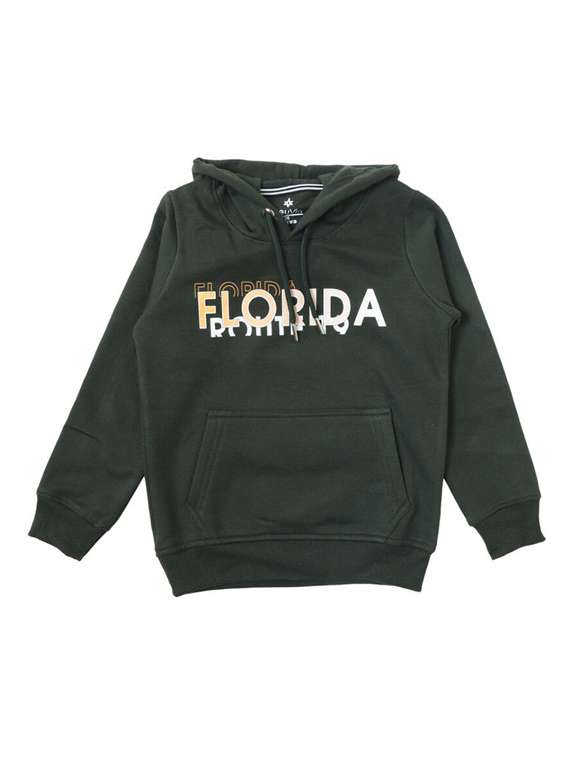 boys printed long sleeve hooded sweatshirt - 22094196 - Standard Image - 1