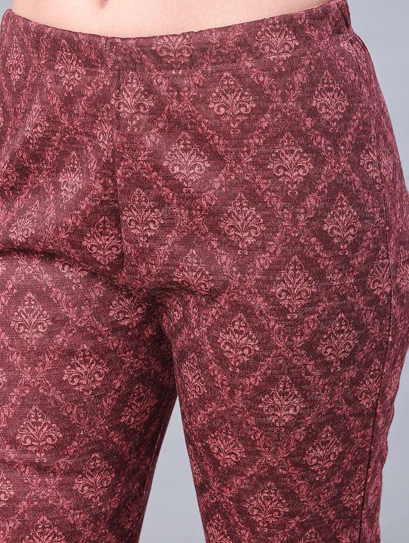 women printed long sleeve kurta pant with dupatta set - 22094397 -  Standard Image - 4