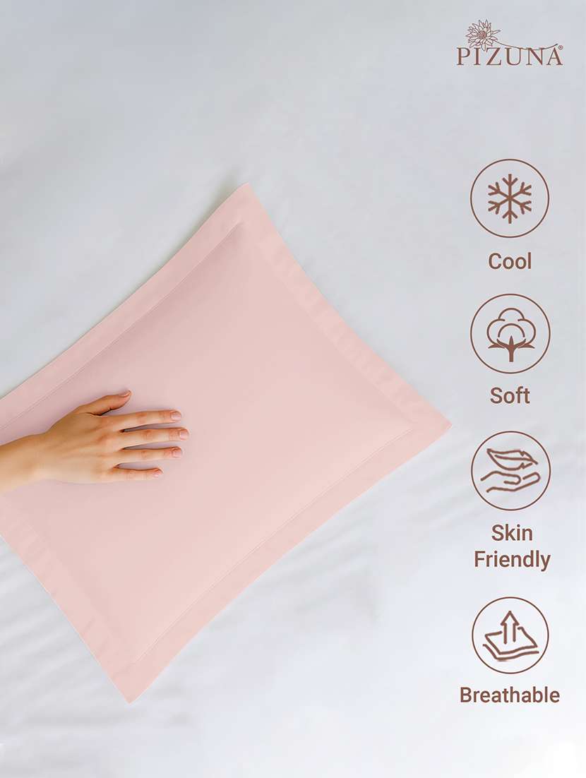 pack of 2 solid pillow - 22100891 - Standard Image - 4