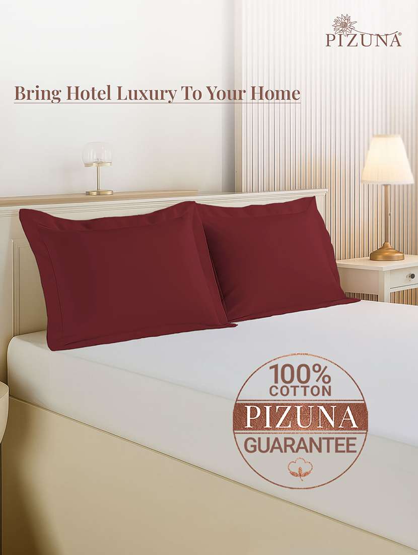 pack of 2 solid pillow - 22100894 -  Standard Image - 1
