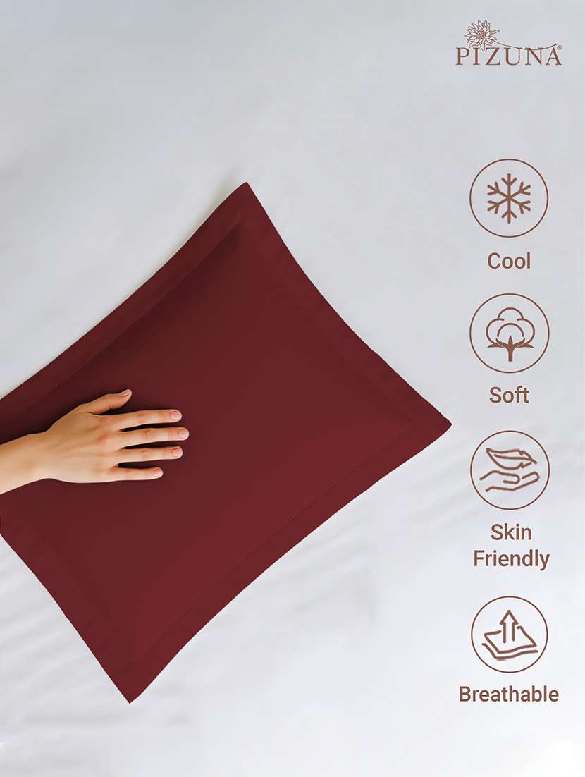 pack of 2 solid pillow - 22100894 - Standard Image - 4