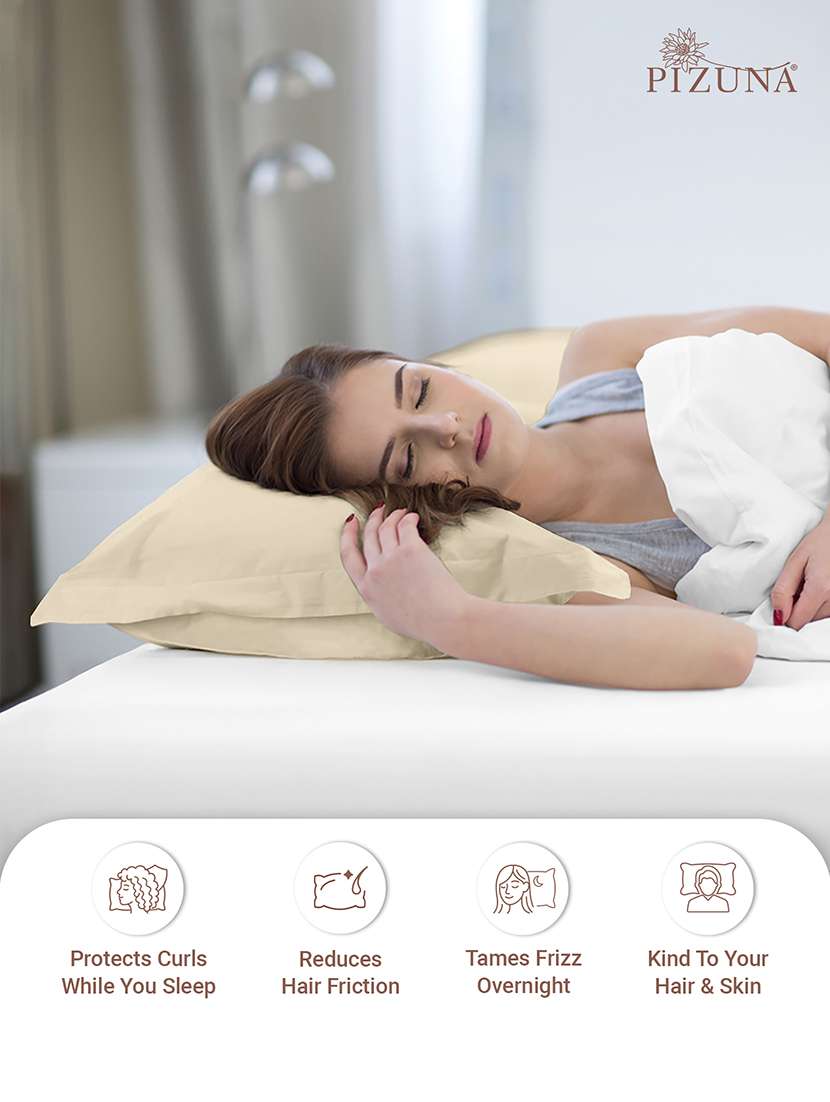 pack of 2 solid pillow - 22100901 -  Standard Image - 1
