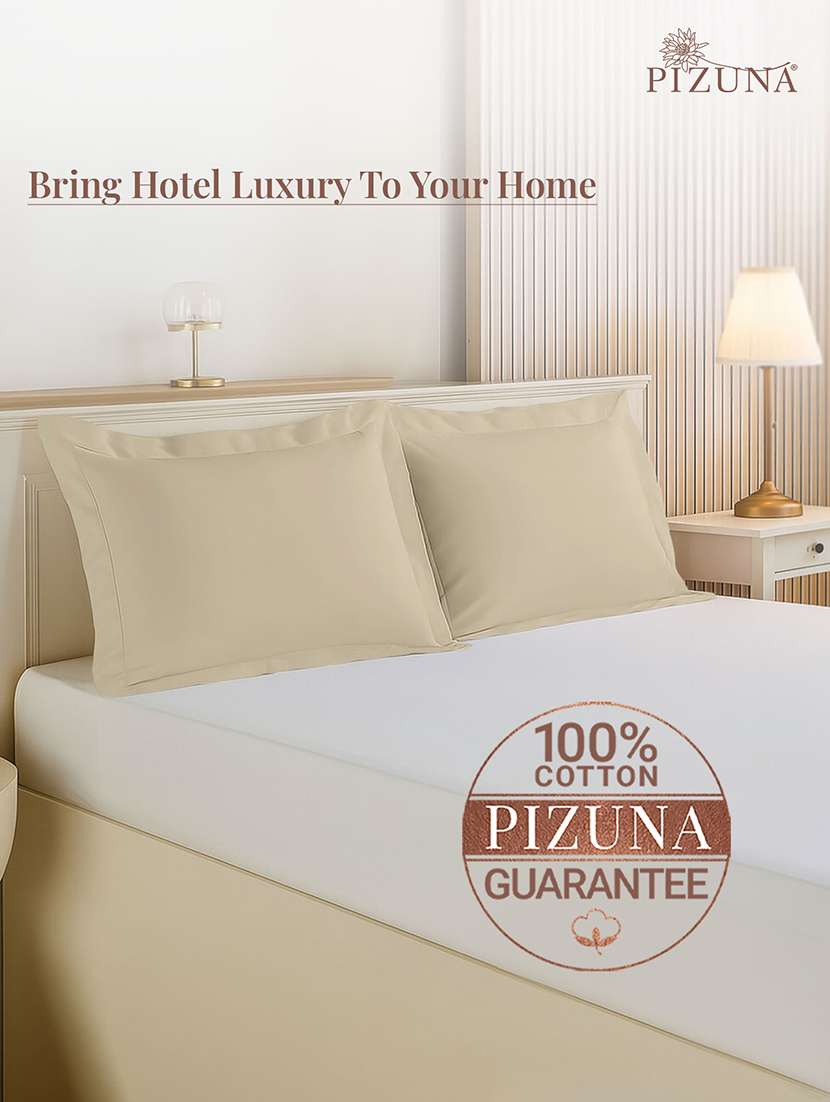 pack of 2 solid pillow - 22100901 -  Standard Image - 4