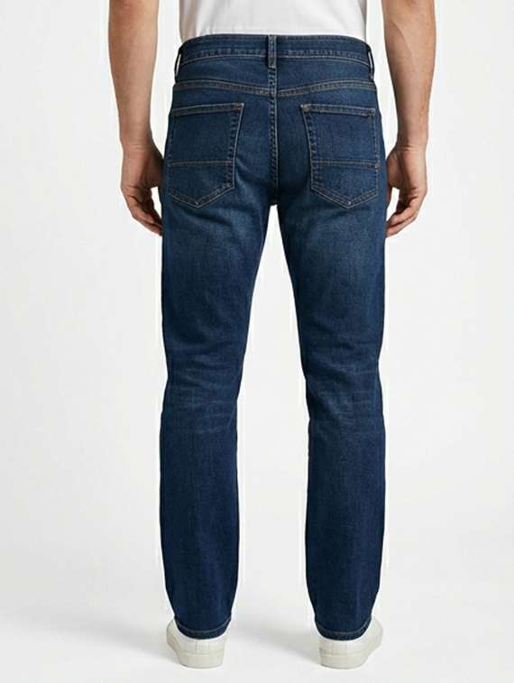 men solid mid rise sim fit jeans - 22101091 -  Standard Image - 1