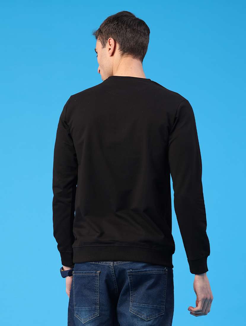men printed long sleeve regular fit sweatshirt - 22101233 -  Standard Image - 4