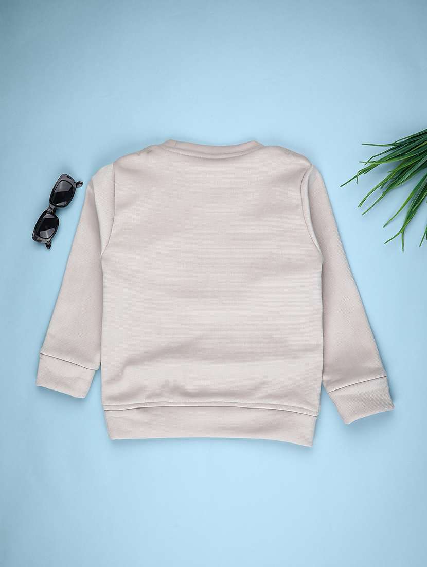 boys self design long sleeve sweatshirt - 22101254 -  Standard Image - 1
