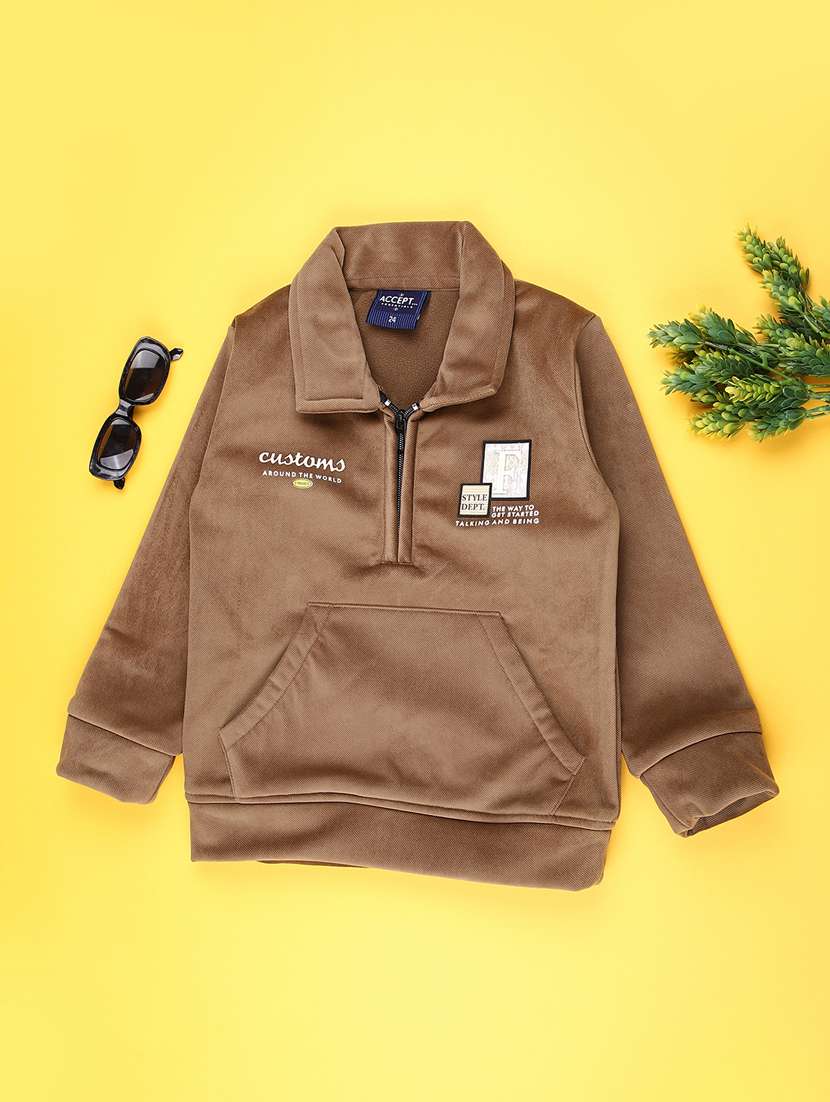 boys placement print long sleeve sweatshirt