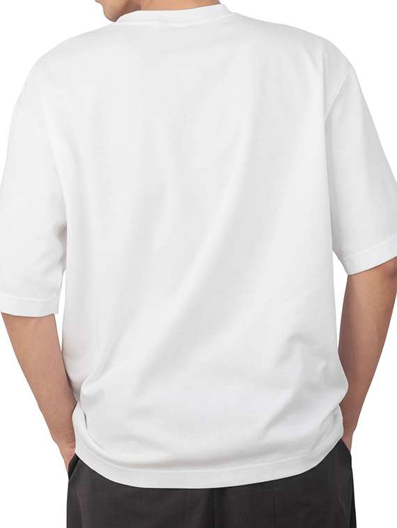 men solid short sleeve oversized t-shirt - 22101473 - Standard Image - 1