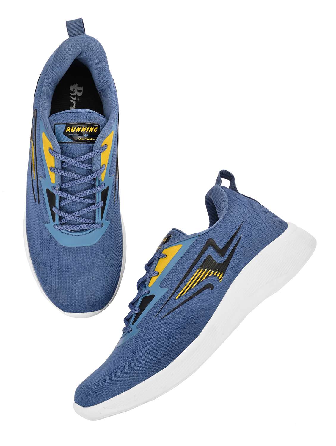 men blue lace up sport shoe - 22101679 - Standard Image - 4
