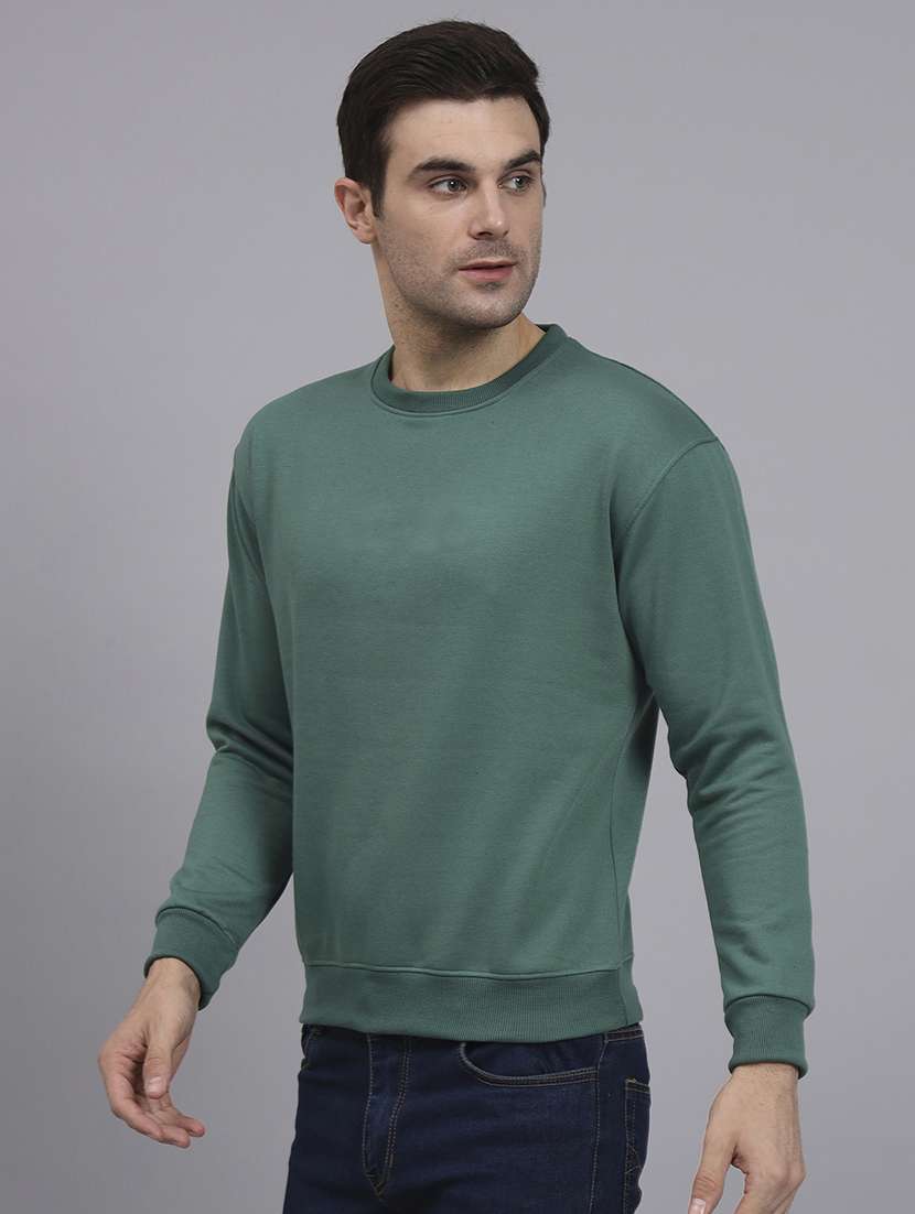 men solid long sleeve regular fit sweatshirt - 22101749 - Standard Image - 1