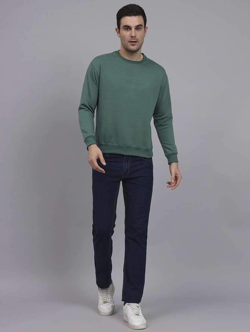 men solid long sleeve regular fit sweatshirt - 22101749 - Standard Image - 4