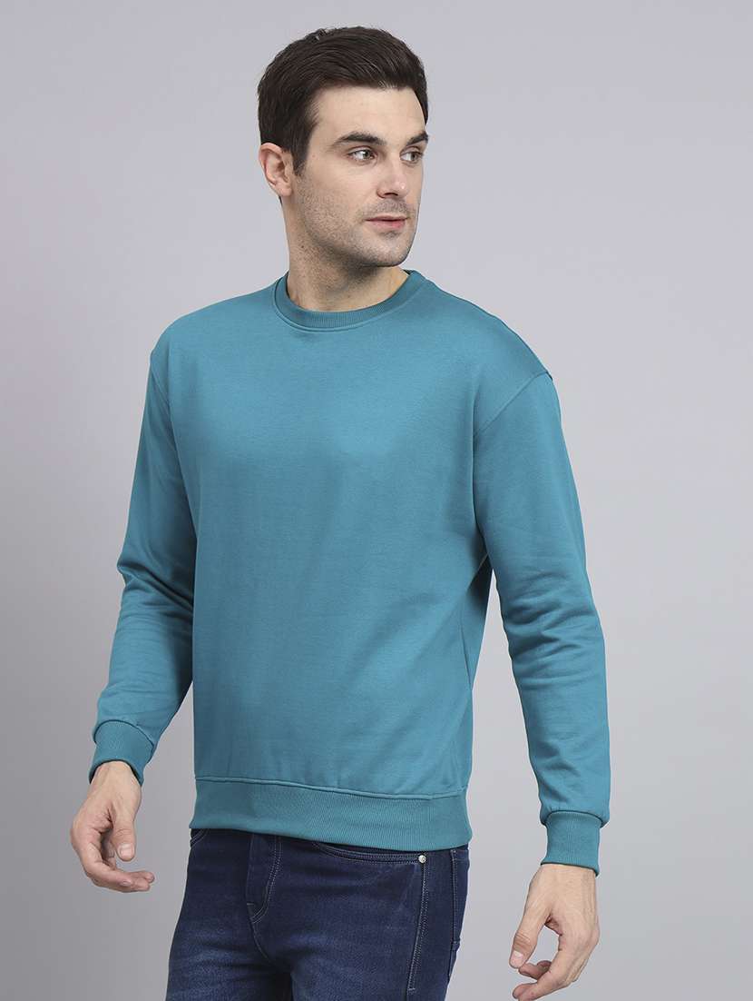 men solid long sleeve regular fit sweatshirt - 22101752 -  Standard Image - 1
