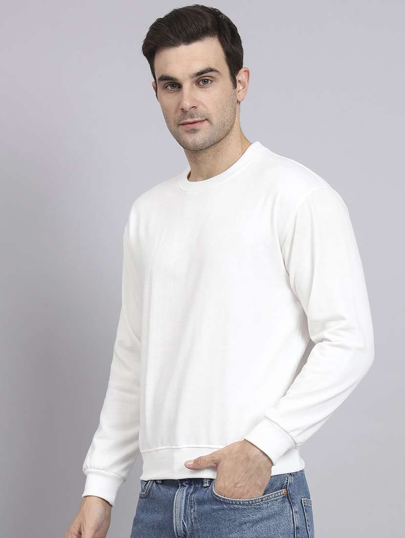 men solid long sleeve regular fit sweatshirt - 22101756 -  Standard Image - 1