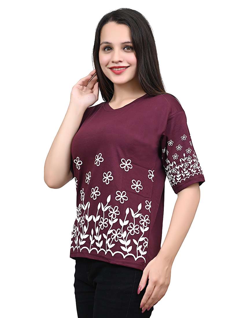 women embroidered short sleeve top - 22101808 -  Standard Image - 1