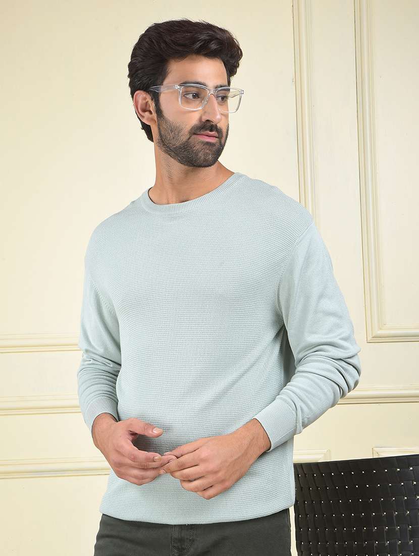 men self designed long sleeve pullover