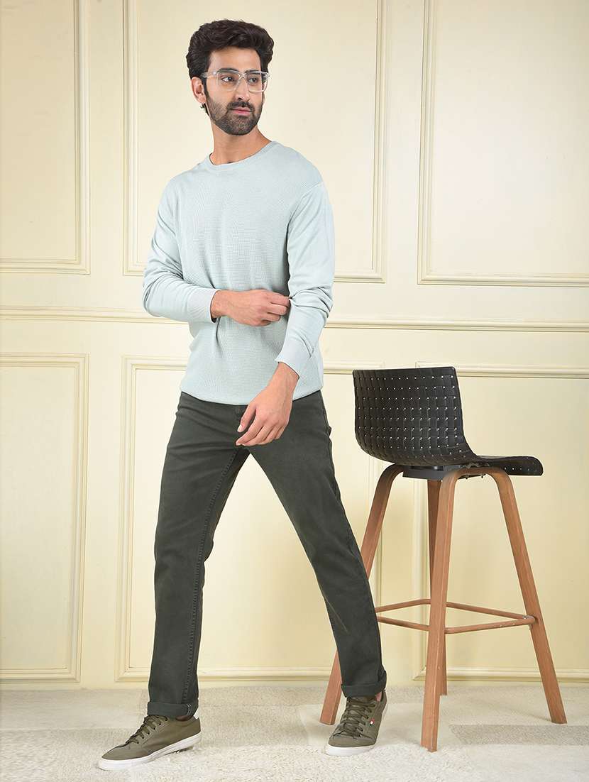 men self designed long sleeve pullover - 22102086 -  Standard Image - 6