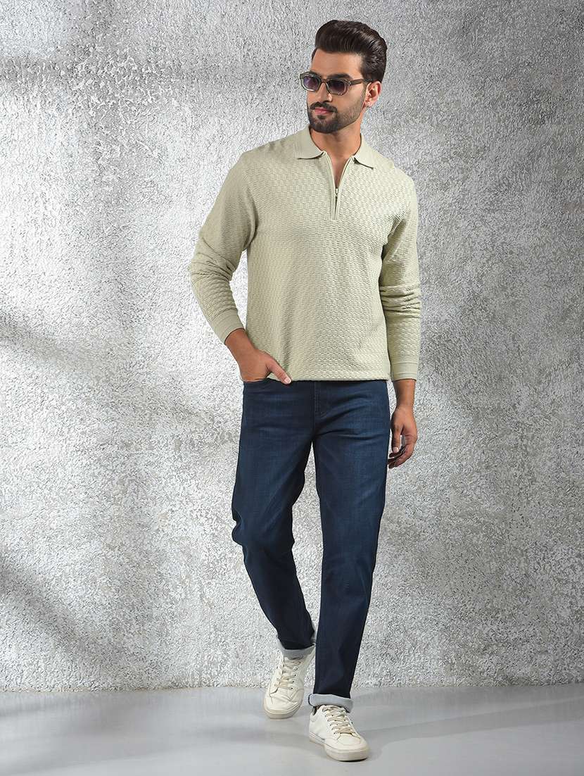 men self designed long sleeve pullover - 22102097 -  Standard Image - 6
