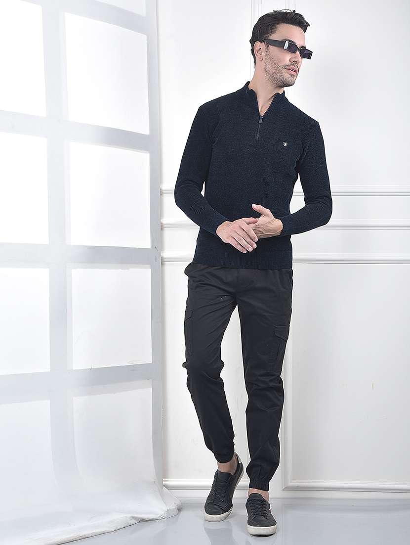 men self designed long sleeve pullover - 22102107 -  Standard Image - 6