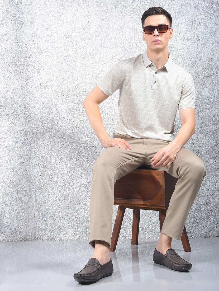 men printed short sleeve regular fit polo t-shirt - 22102131 - Standard Image - 6