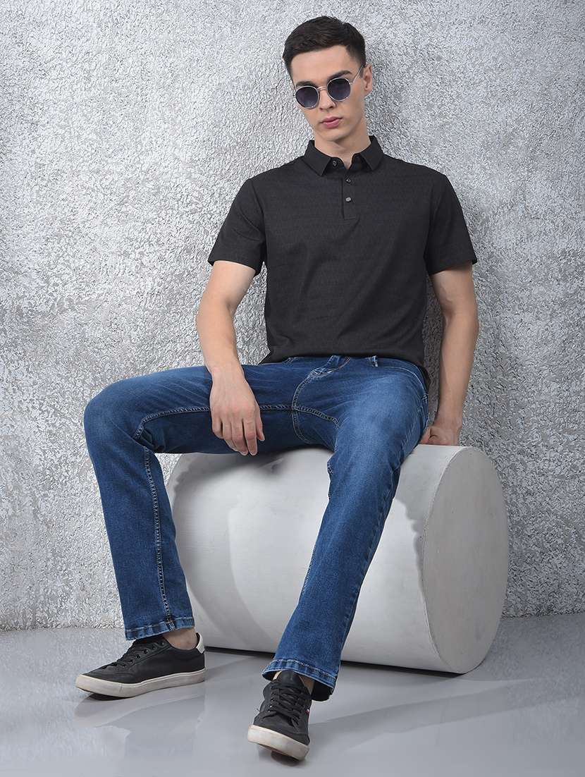 men printed short sleeve regular fit polo t-shirt - 22102132 - Standard Image - 6