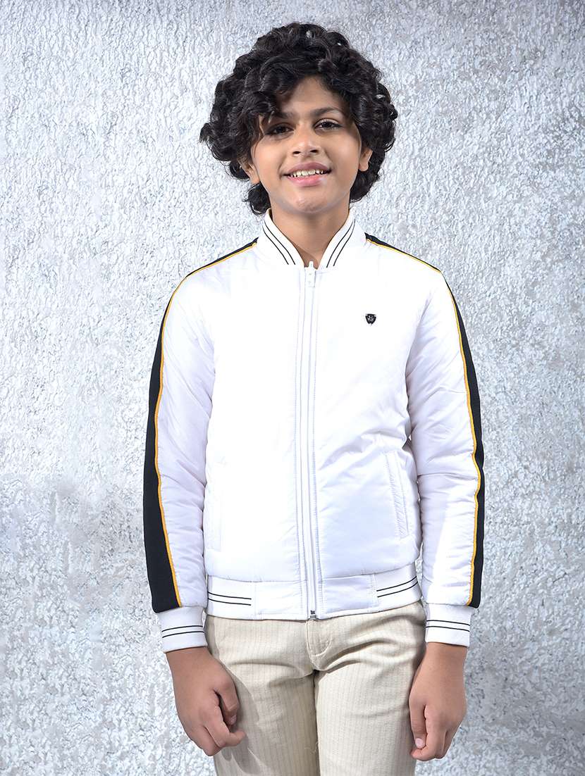 boys solid long sleeve reversible bomber jacket - 22102139 -  Standard Image - 1