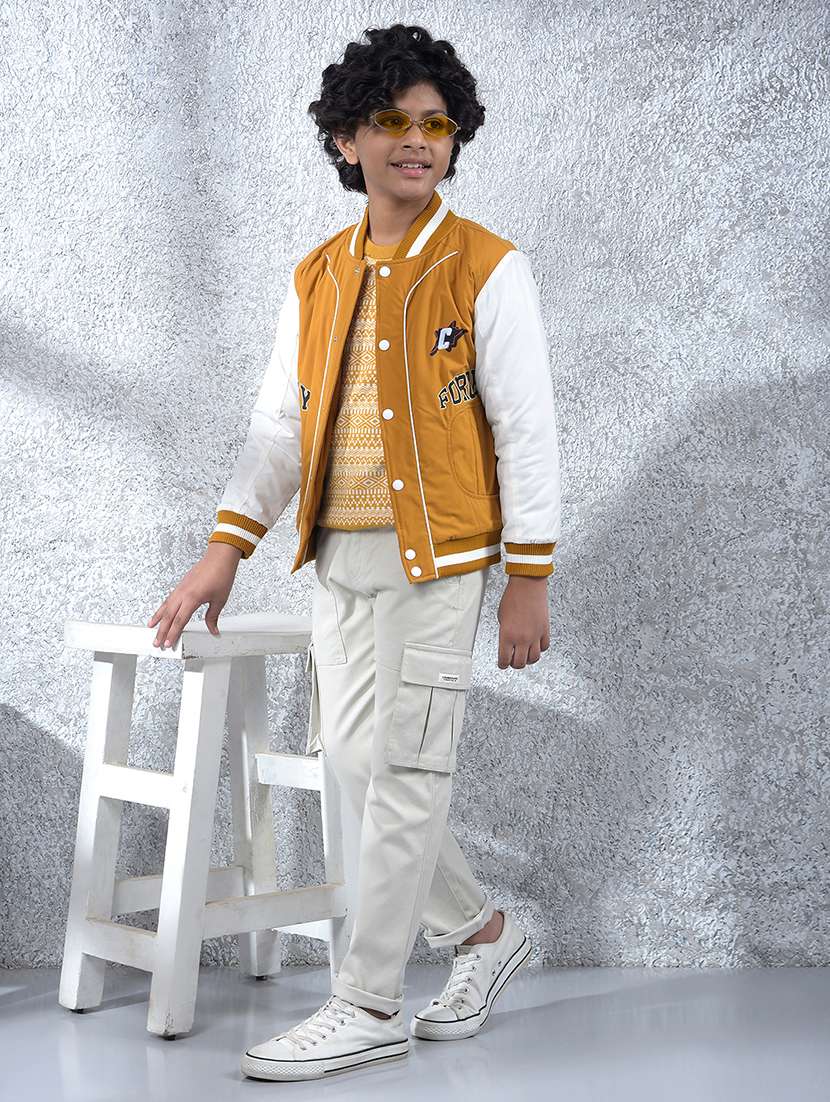 boys long sleeve varsity jacket - 22102144 -  Standard Image - 4