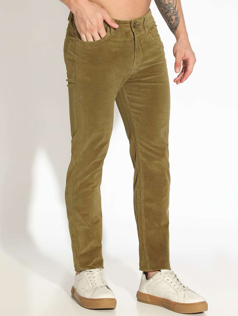 men plain low rise full length jeans - 22102171 -  Standard Image - 1