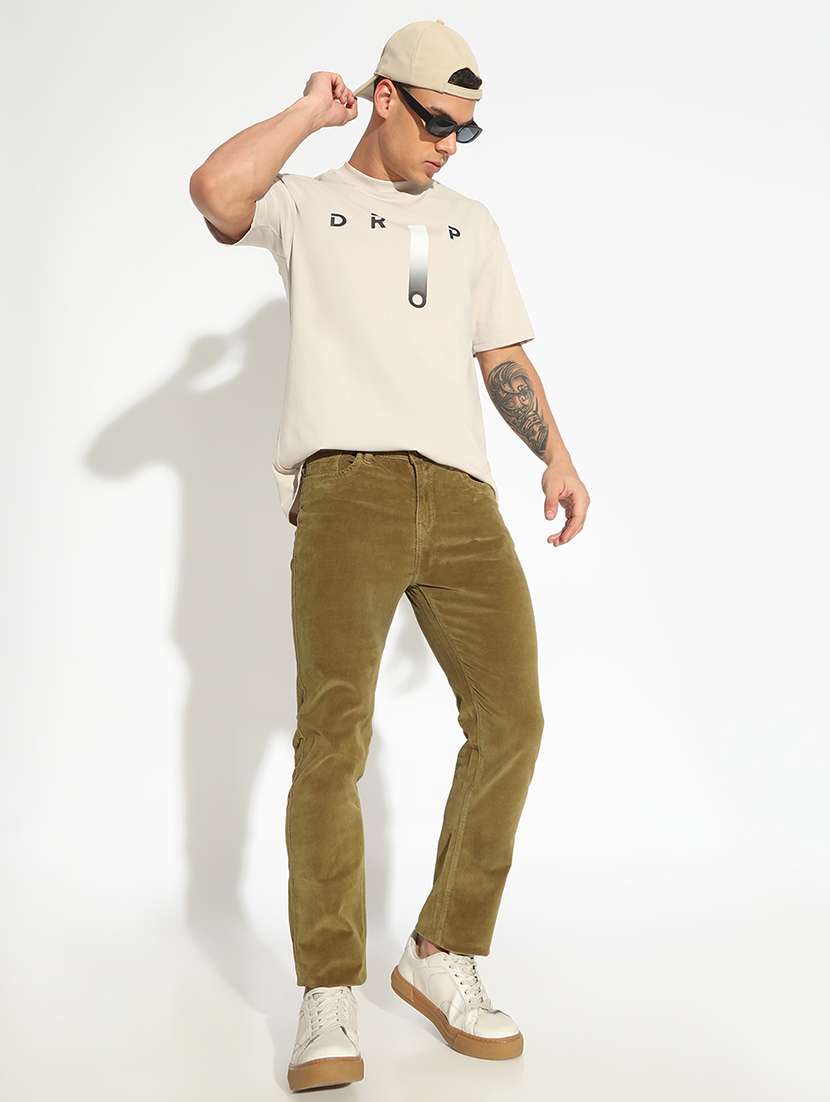 men plain low rise full length jeans - 22102171 -  Standard Image - 4