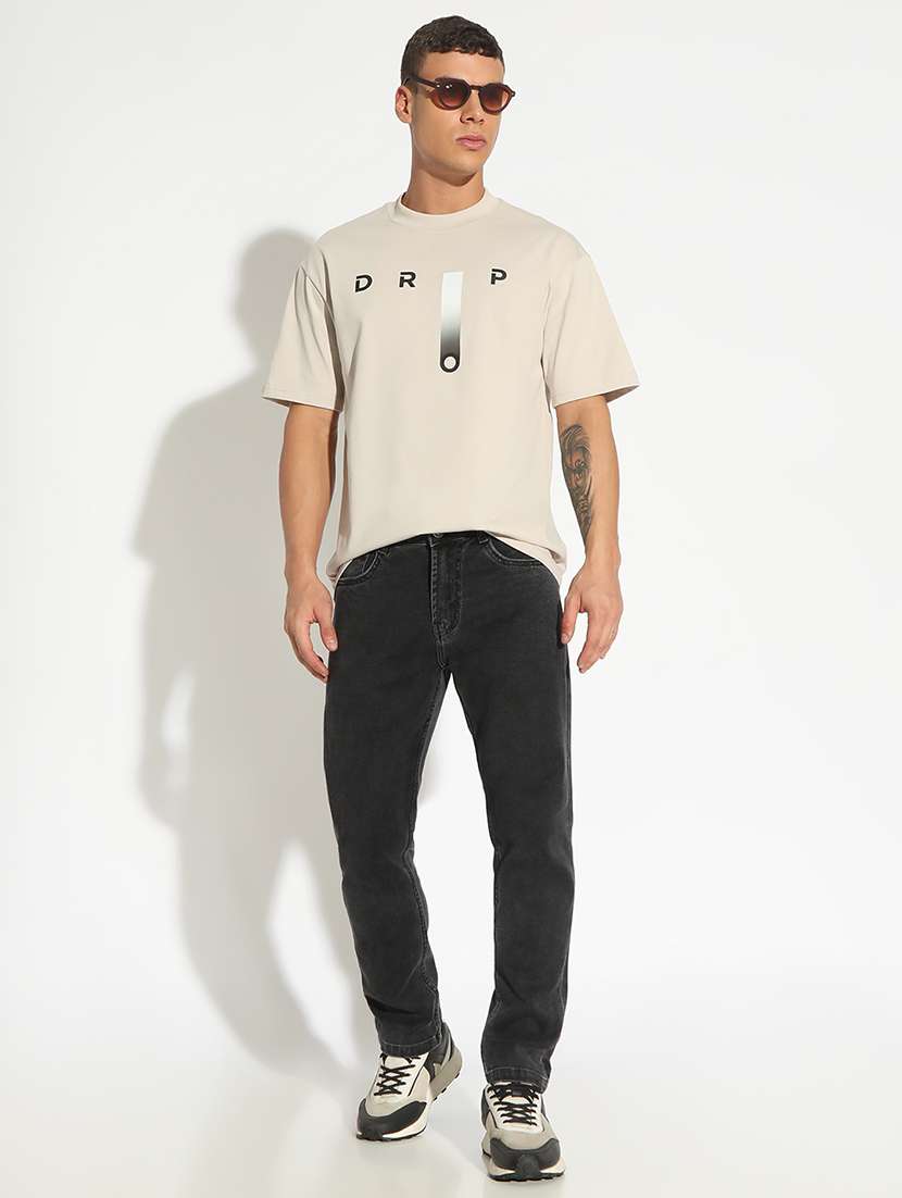 men plain low rise full length jeans - 22102173 -  Standard Image - 4