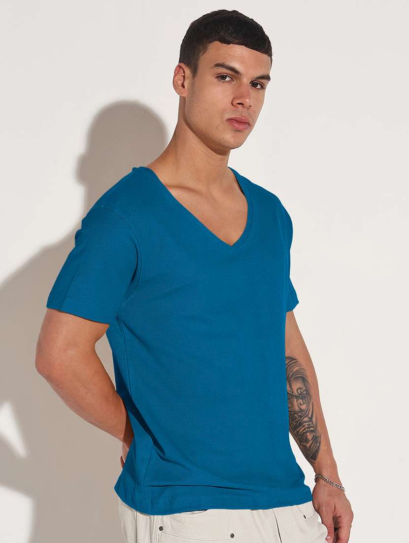 men solid short sleeve regular fit t-shirt - 22102192 -  Standard Image - 1