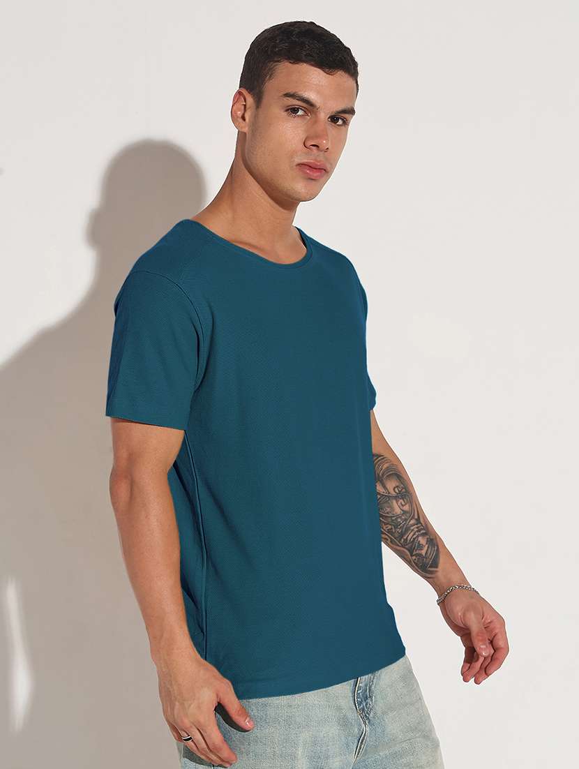 men solid short sleeve regular fit t-shirt - 22102194 -  Standard Image - 1