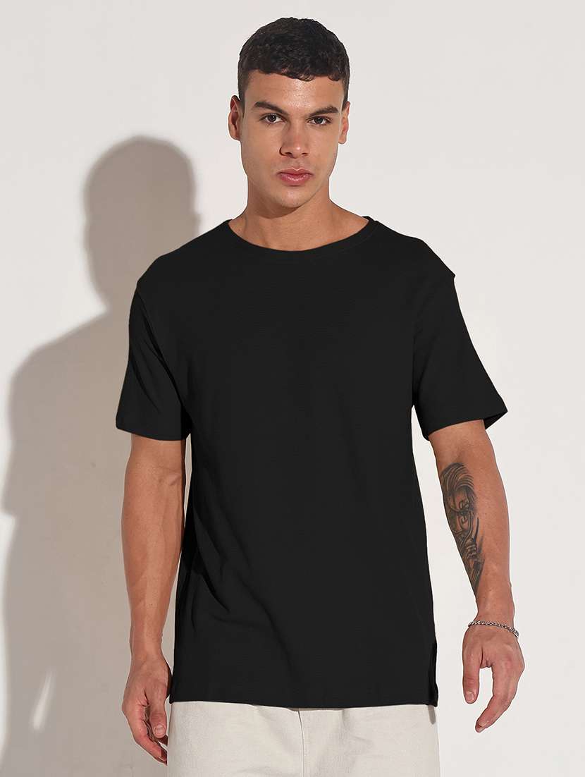 men solid short sleeve regular fit t-shirt - 22102197 -  Standard Image - 1