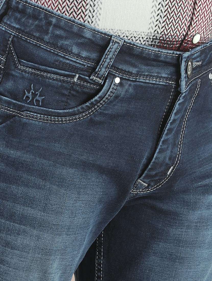 boys solid mid rise slim fit jean - 22102204 -  Standard Image - 6