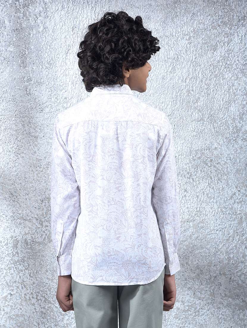 boys collared long sleeve regular fit shirt - 22102209 -  Standard Image - 4