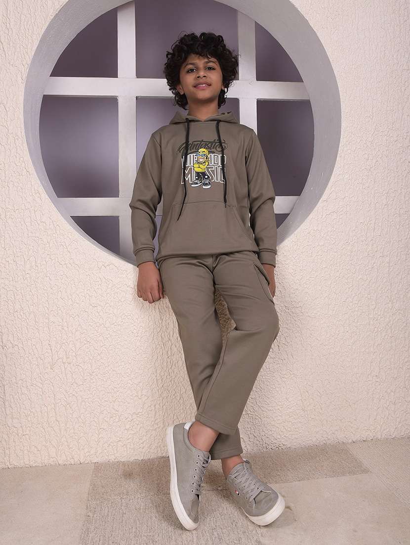 boys printed long sleeve hooded sweatshirt - 22102248 -  Standard Image - 6