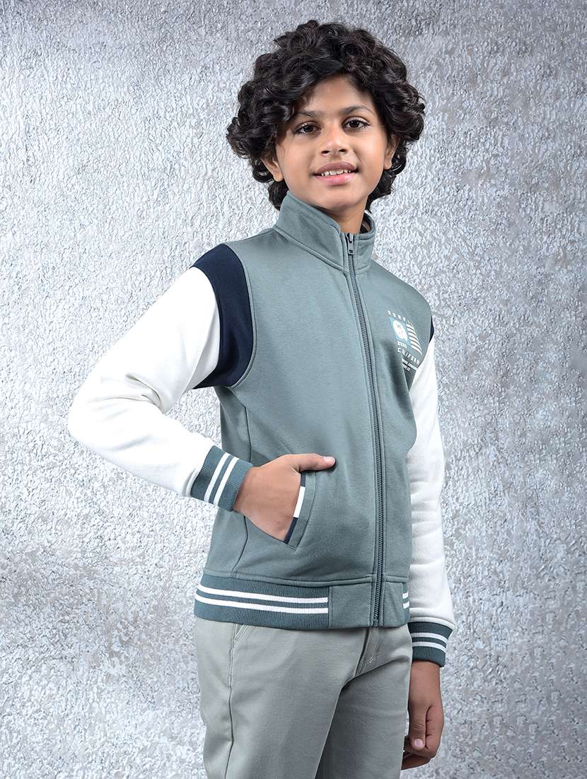 boys printed long sleeve sweatshirt - 22102256 -  Standard Image - 1