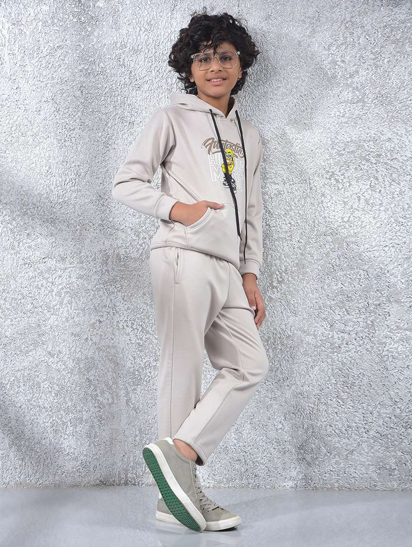 boys printed long sleeve hooded sweatshirt - 22102278 -  Standard Image - 4