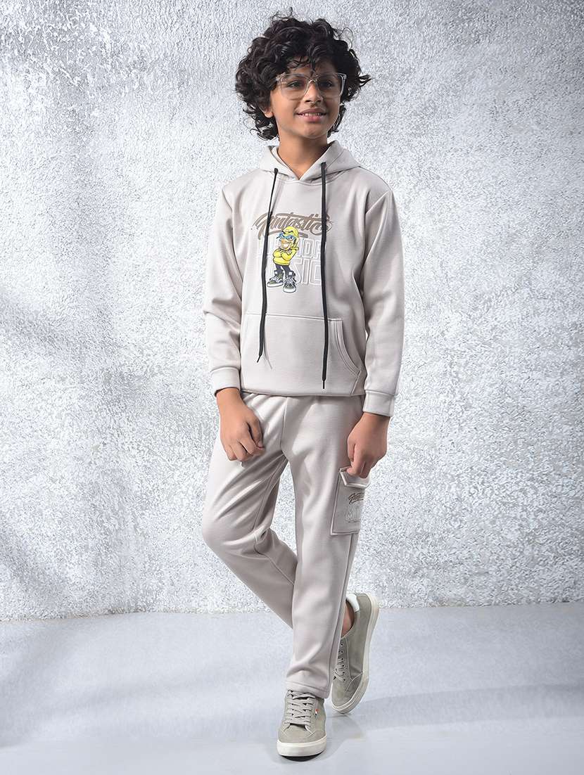 boys printed long sleeve hooded sweatshirt - 22102278 -  Standard Image - 6