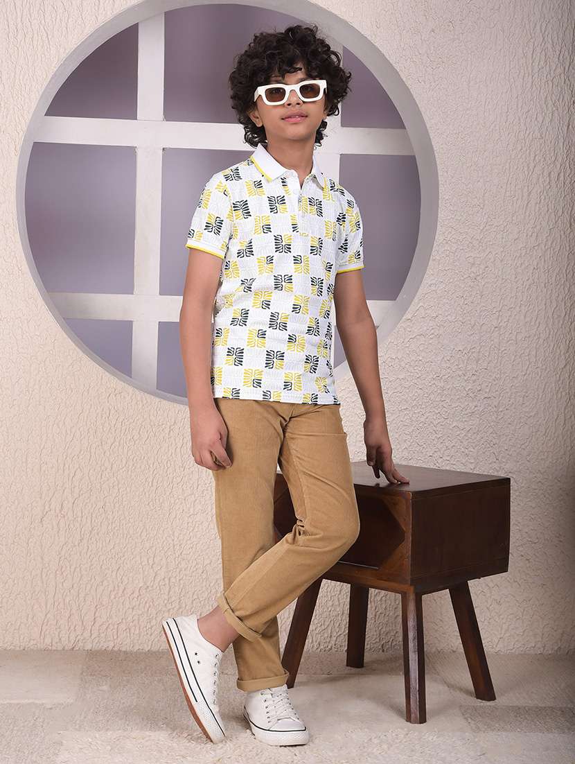 boys short sleeve regular fit polo t-shirt - 22102343 -  Standard Image - 4