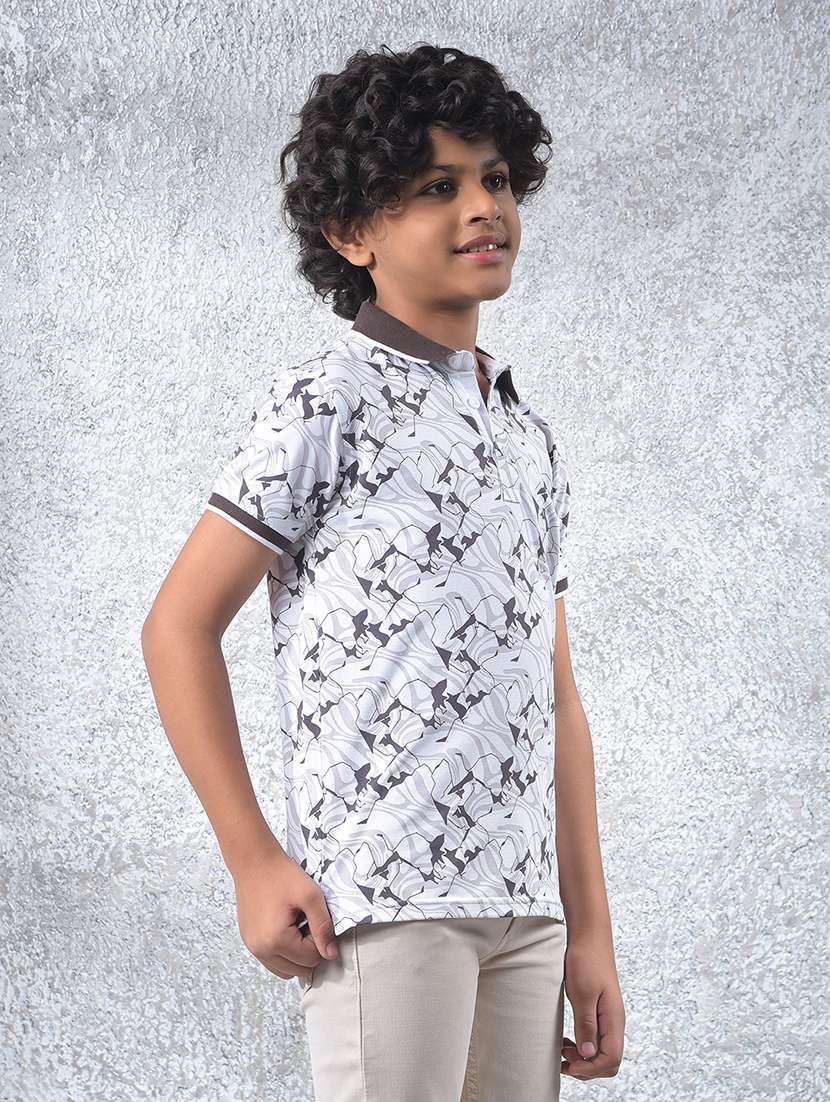 boys short sleeve regular fit polo t-shirt - 22102358 -  Standard Image - 1