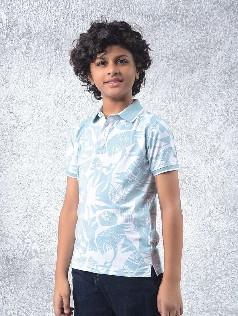 boys short sleeve regular fit polo t-shirt - 22102371 -  Standard Image - 1