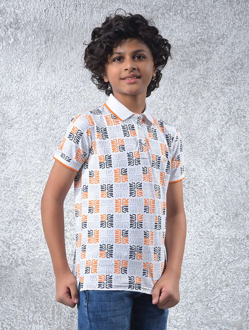 boys short sleeve regular fit polo t-shirt - 22102372 -  Standard Image - 1