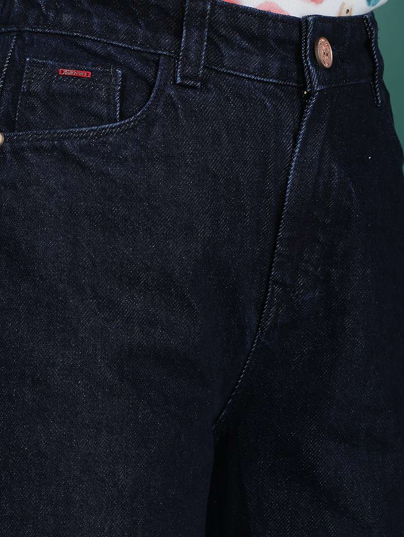 girls solid mid rise stright fit jean - 22102383 -  Standard Image - 6