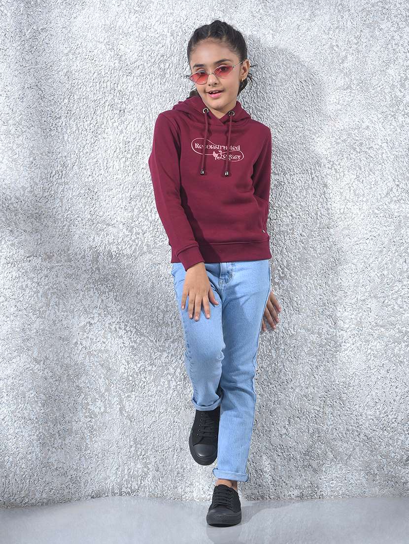 girls solid mid rise straight fit jean - 22102394 -  Standard Image - 6