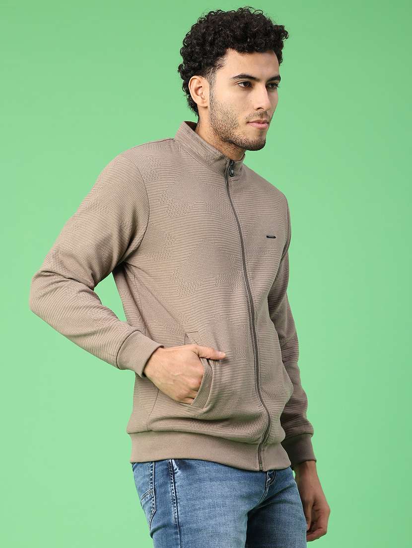 men self design long sleeve regular fit sweatshirt - 22102848 -  Standard Image - 1